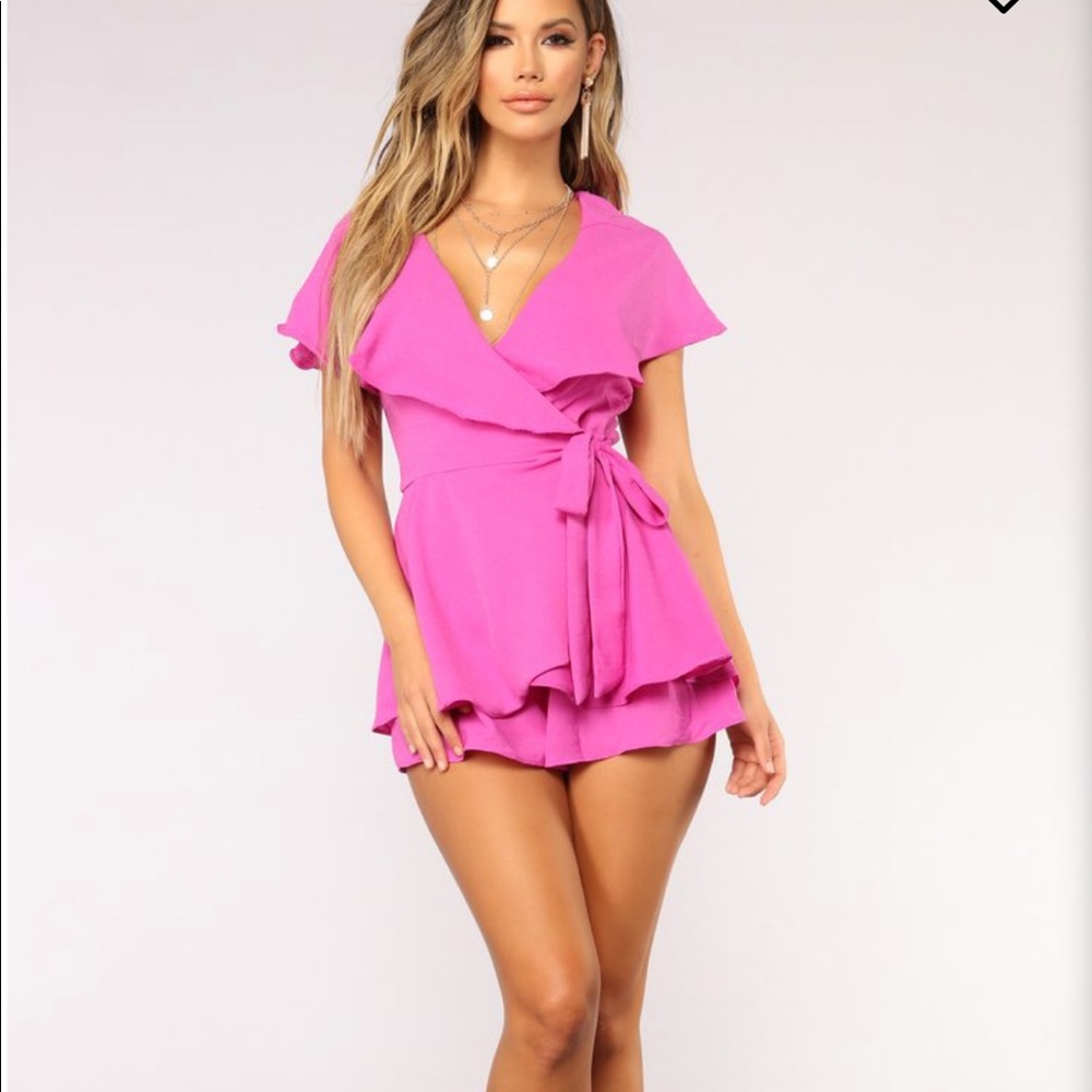 Got My Ruffles On my Mind FashionNova Romper